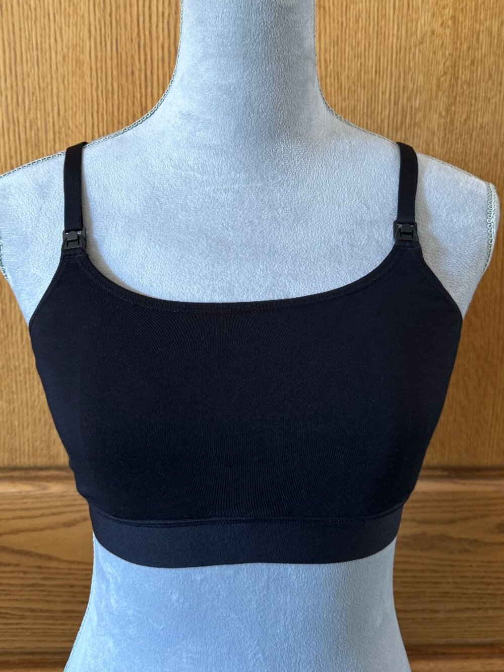 STORQ Pumping and Nursing Shelf Bra, Size 3 (Medium), Black